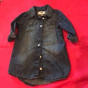 Old Navy 18-24mo button down denim dress